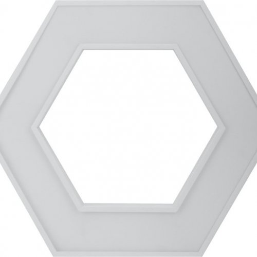 Подвесной светодиодный светильник Geometria ЭРА Hexagon SPO-123-W-40K-045 45Вт 4000К белый Б0050554