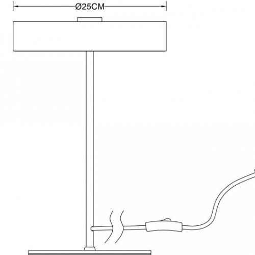 Интерьерная настольная лампа Arte Lamp Elnath A5038LT-3BK