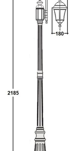 Наземный фонарь ASTORIA 1 S 91309S/10 down Gb Наземный фонарь ASTORIA 1 S 91309S/10 down Gb