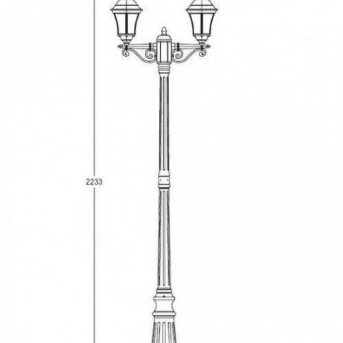 Наземный фонарь Oasis Light 91309S A Bl