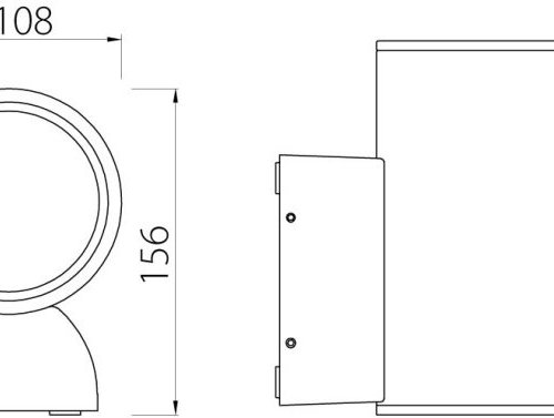 Настенный светильник уличный Dwell NC-803073-DG