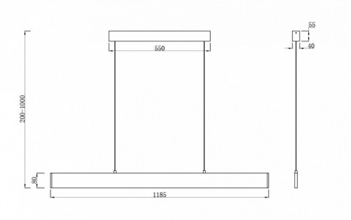 Подвесной светодиодный светильник Maytoni Step P010PL-L30W Подвесной светодиодный светильник Maytoni Step P010PL-L30W
