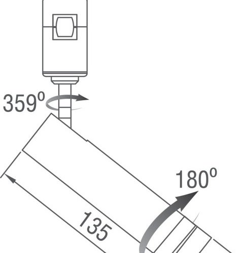 Трековый светильник Donolux Hubble DL20232M5W1 Black Bronze