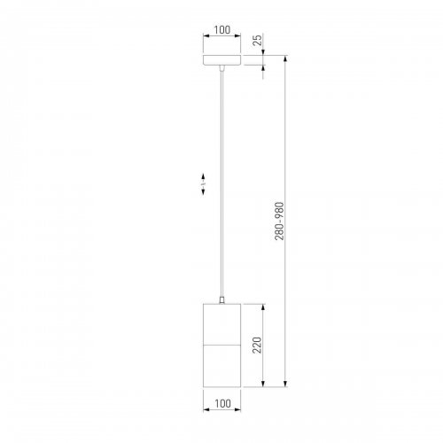 Подвесной светильник Eurosvet 50233/1 черный