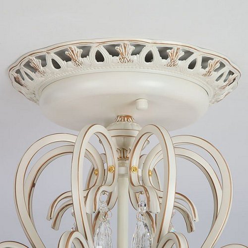 Потолочная люстра Eurosvet 12205/8 белый Strotskis Потолочная люстра Eurosvet 12205/8 белый Strotskis