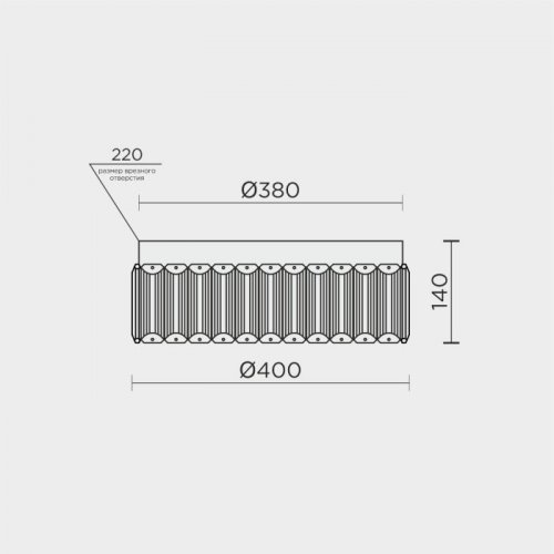 Потолочный светильник  ML.2305.400 CR