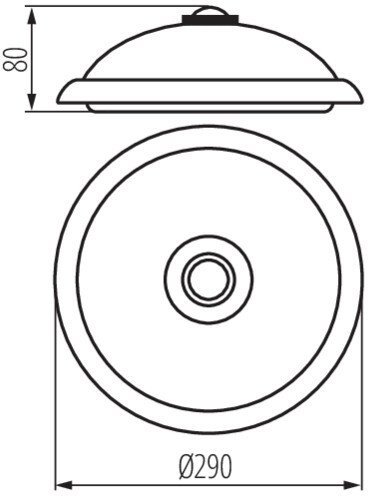 Настенные потолочные светильники Kanlux FOGLER LED 14W-NW 18121