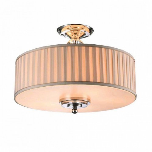 Потолочная люстра Newport 3100 3105/PL бежевый плиссированный