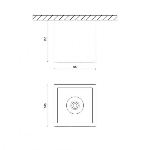 Потолочный светодиодный светильник DesignLed DL-SPL SPL-CB-18-WH-WW 002328
