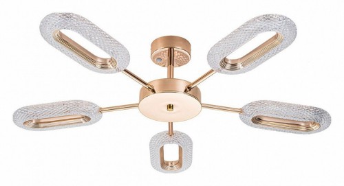 Потолочная люстра Arte Lamp Ovale A2489PL-5GO