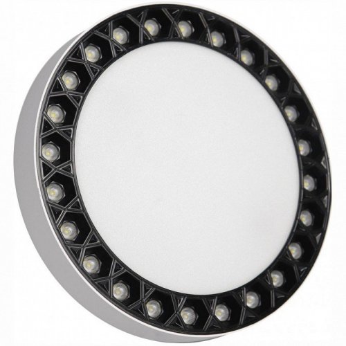Накладной светильник iLedex Technical Mercury 5552-36W-D217-3/4K-WH+BK