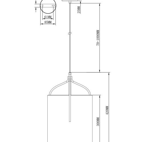 Подвесной светильник Inari V11856-1P Подвесной светильник Inari V11856-1P