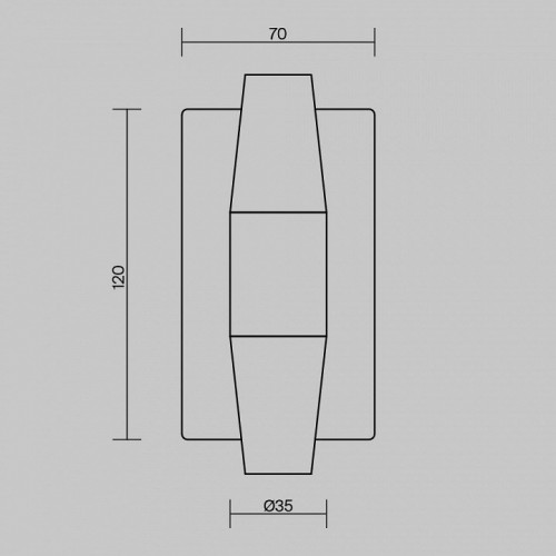 Бра Maytoni Arana MOD401WL-L6BS3K