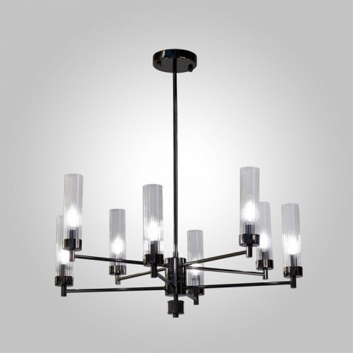 Люстра на штанге AM-Group INDIGO INDIGO SP8 PEARL BLACK Люстра на штанге AM-Group INDIGO INDIGO SP8 PEARL BLACK