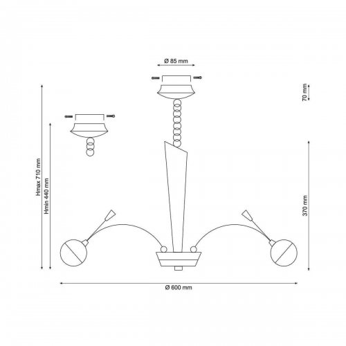 Подвесная люстра Lucia Tucci Natura 155.6 Подвесная люстра Lucia Tucci Natura 155.6