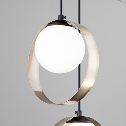 Подвесная люстра Eurosvet Dublin 50205/3 черный/бронза Подвесная люстра Eurosvet Dublin 50205/3 черный/бронза