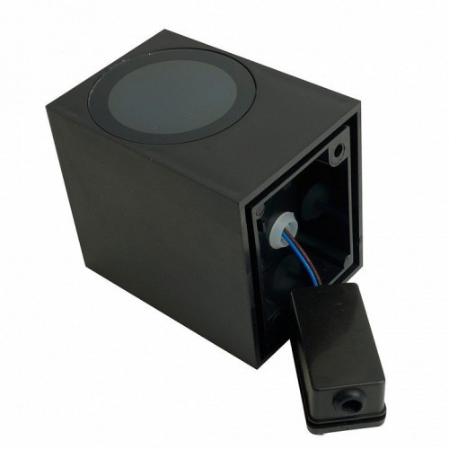 Светильник садово-парковый Feron.ONE DH050-P,на стену, GU10 220-240V, черный пластик 51544 Светильник садово-парковый Feron.ONE DH050-P,на стену, GU10 220-240V, черный пластик 51544