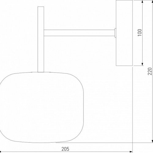Бра Eurosvet Alcor 70128/1 золото
