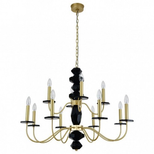 Подвесная люстра Newport 3870 3878+4/С brass