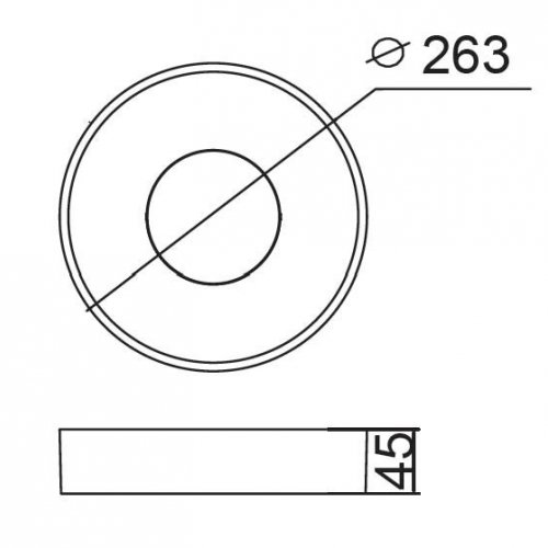 Настенный светильник уличный Oasis Light W3481L-3K
