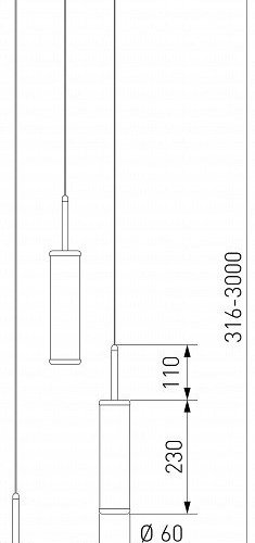 Подвесной светильник Eurosvet Stark a067954