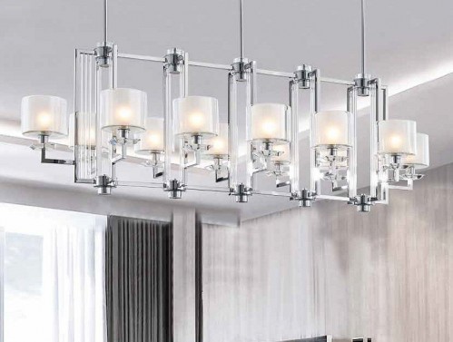 Подвесная люстра Newport 4408+4/S chrome М0064710 Подвесная люстра Newport 4408+4/S chrome М0064710