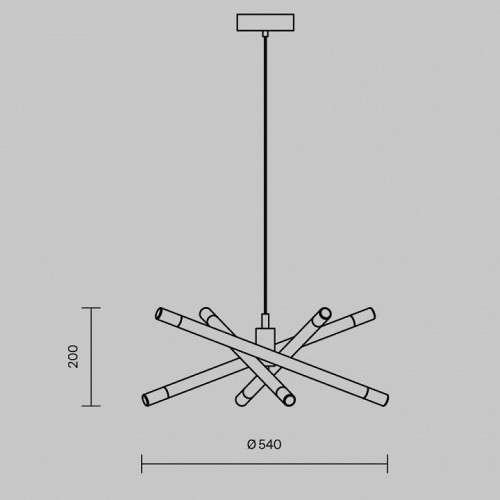 Подвесной светильник Freya Wands FR6130PL-L24B