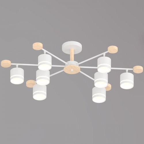 Потолочная люстра Reluce 78730-0.3-08 GX53 WH+WOOD