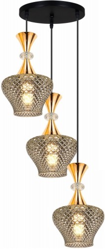 Подвесная люстра Reluce 09004-0.9-03 Smoke