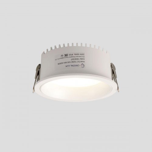 Встраиваемый светодиодный светильник Crystal Lux CLT 529C105 WH 4000K