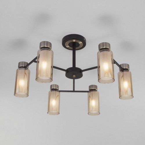 Потолочная люстра Eurosvet Amado 70115/6 черный Потолочная люстра Eurosvet Amado 70115/6 черный