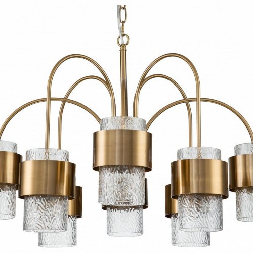 Подвесная люстра Indigo Eleganza 12019/A/8P Brass Подвесная люстра Indigo Eleganza 12019/A/8P Brass