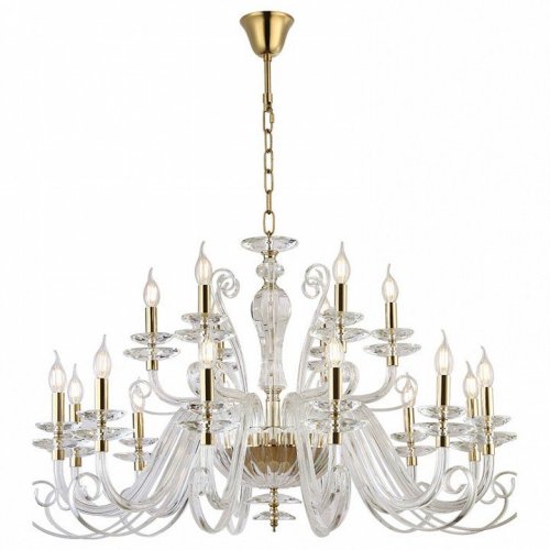 Подвесная люстра 8570 8576+12/C gold polished