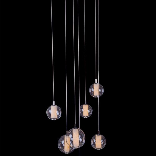 Подвесная люстра Aurore LE7703/7 Chrome