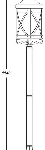 Наземный фонарь Oasis Light LUCERNA 84806 Bl Наземный фонарь Oasis Light LUCERNA 84806 Bl