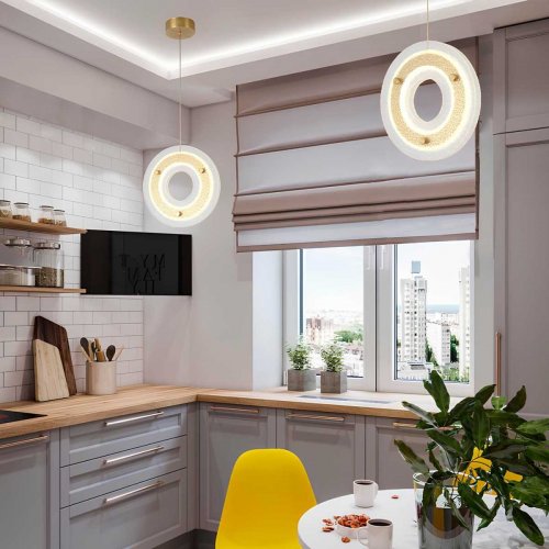 Подвесной светильник Crystal Lux DIEGO SP25W LED BRASS