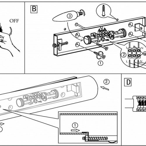 Cветильник настенно-потолочный Eglo Zola 83406