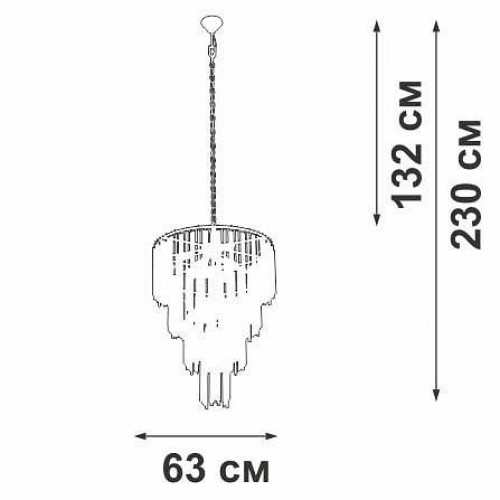 Подвесная люстра Vitaluce V5892-9/10