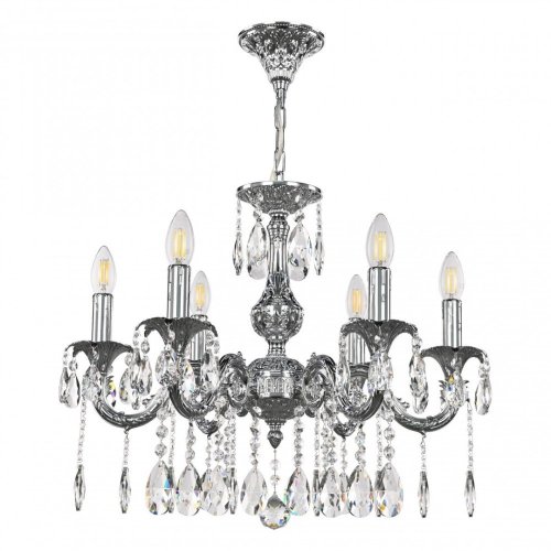Подвесная люстра Bohemia Ivele Crystal AL7901 AL79101/6/175 A Ni Подвесная люстра Bohemia Ivele Crystal AL7901 AL79101/6/175 A Ni