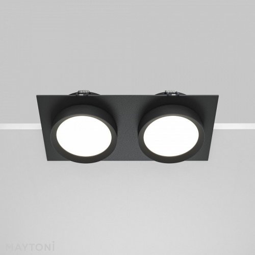 Точечный светильник Hoop DL086-02-GX53-SQ-B