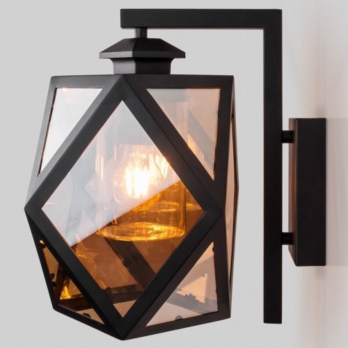 Уличный настенный светильник Elektrostandard Ambra 35133/D черный a056232