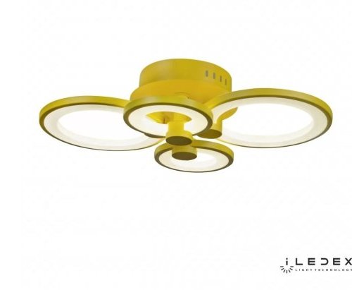 Потолочная люстра iLedex Ring A001/4 Yellow Потолочная люстра iLedex Ring A001/4 Yellow