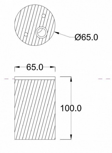 Потолочный светильник Maytoni уличный Roll O307CL-01B
