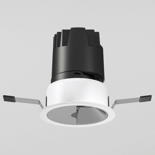 Встраиваемый светодиодный светильник Elektrostandard Inline 25090/LED 10W 4000K белый/хром a064611