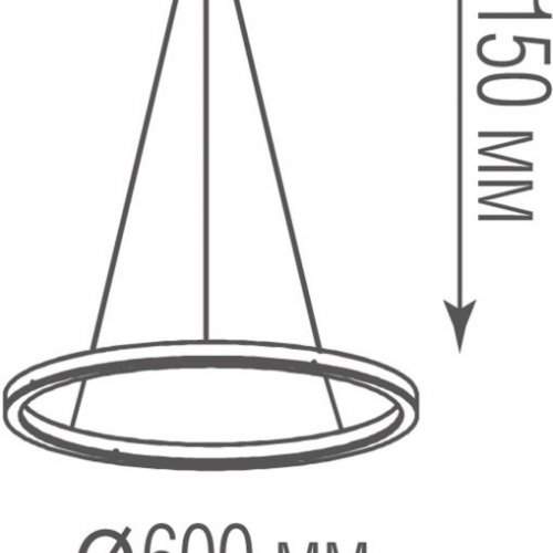 Подвесной светильник Ringlet S111028/1 D600