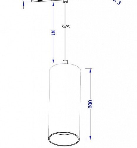 Трековый светильник Maytoni Focus LED TR041-4-12W3K-M-DS-B
