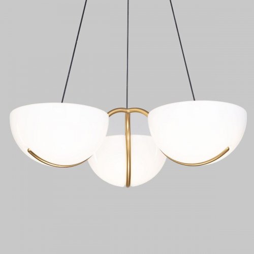 Подвесная светодиодная люстра Eurosvet Emisfero 50083/3 LED золото Подвесная светодиодная люстра Eurosvet Emisfero 50083/3 LED золото