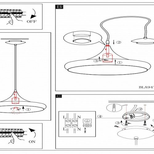 Подвесной светильник Eglo Coretto 2 94742