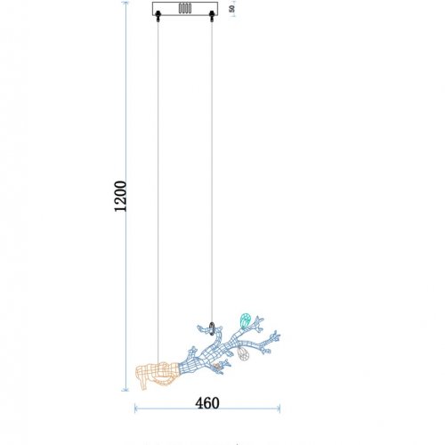 Подвесной светильник Estelle LE1079/1S GD