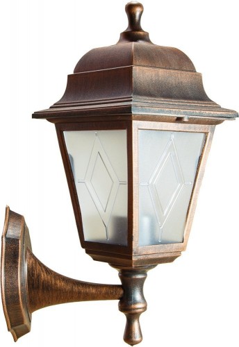 Настенный фонарь уличный Uniel UUL-A01S 60W/E27 IP44 COPPER